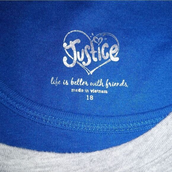Justice double layer tank girls size 18 - Picture 3 of 4